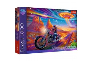 Trefl Őrült utazás 1000 darabos puzzle – kész kép 48×68 cm