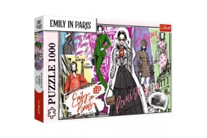 Trefl Emily Párizsban 1000 darabos puzzle — 48×68,3 cm