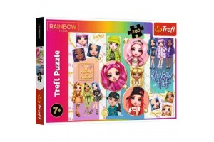 Trefl Rainbow High 200 darabos puzzle (43×34 cm)