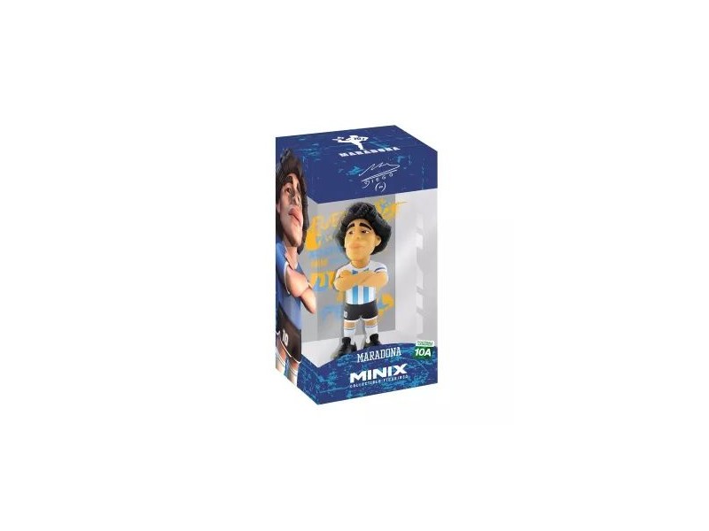 Minix Maradona figura, 12 cm, részletgazdag
