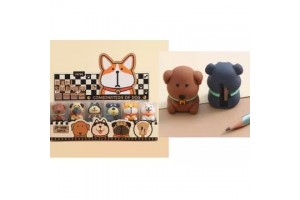 Kutya mintás ceruzahegyező - többféle változat