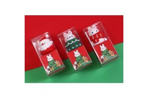 Karácsonyi nyuszi mintás hegyező