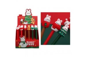 Karácsonyi nyuszi zseléstoll - többféle figura