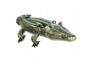 Valósághű aligátor lovagló matrac 170 x 86 cm