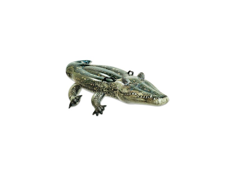 Valósághű aligátor lovagló matrac 170 x 86 cm