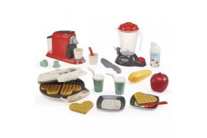 Écoiffier 21 db konyhai játékszett – gofrisütő és kiegészítők
