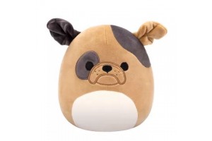 Squishmallows Loafer 20 cm - barna bulldog