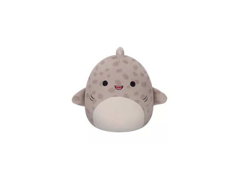 Squishmallows Azi 20 cm - szürke leopárdcápa plüss