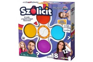 Szólicit társasjáték doboz és kártyák