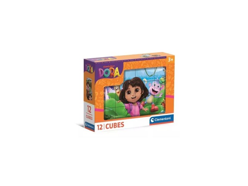 Clementoni Dóra mesekocka, 12 db