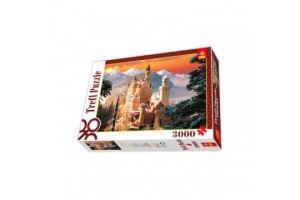 Neuschwansteini kastély — 3000 darabos puzzle doboz