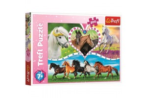 Trefl: Gyönyörű lovak 200 db-os puzzle