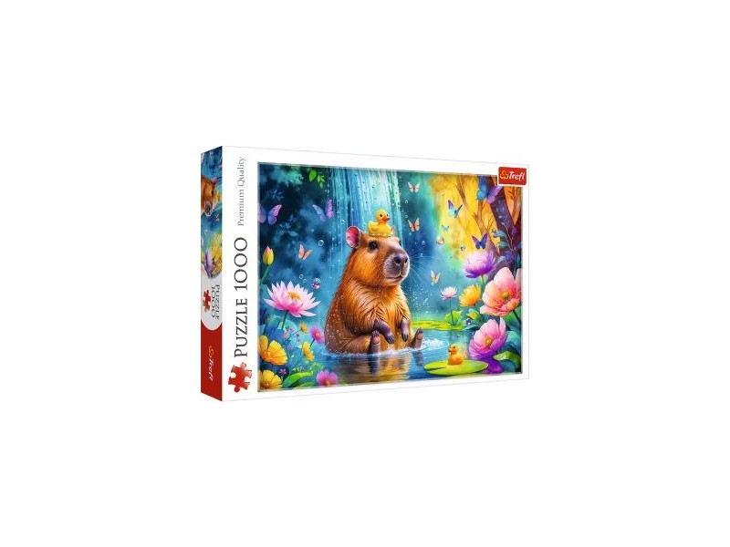 Trefl Kapibara 1000 darabos puzzle, 48×68,3 cm