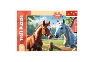 Trefl 200 db - Lovak a tisztáson puzzle