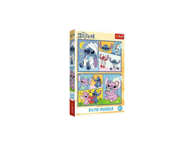 Trefl Stitch puzzle (2x70) – 27,5×18 cm