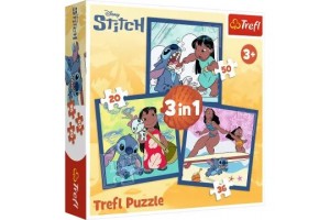 Trefl Lilo és Stitch 3 az 1-ben puzzle csomag