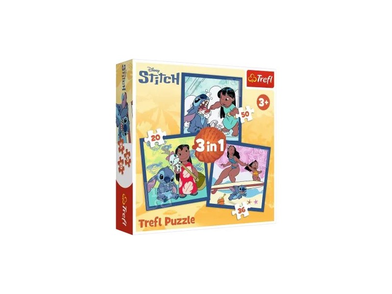 Trefl Lilo és Stitch 3 az 1-ben puzzle csomag