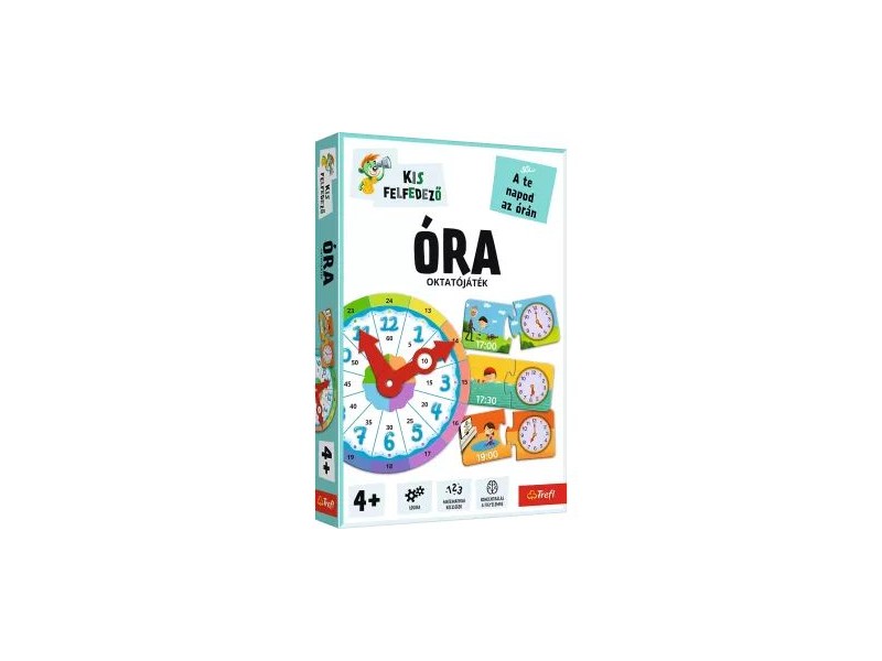 Trefl Kis felfedező – Óra társasjáték doboz