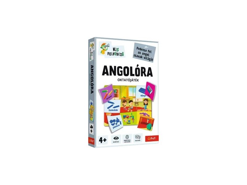 Trefl Kis Felfedező Angolóra társasjáték - gyerekeknek