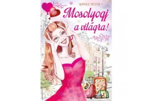 Mosolyogj a világra! spirálos notesz - vidám dizájn