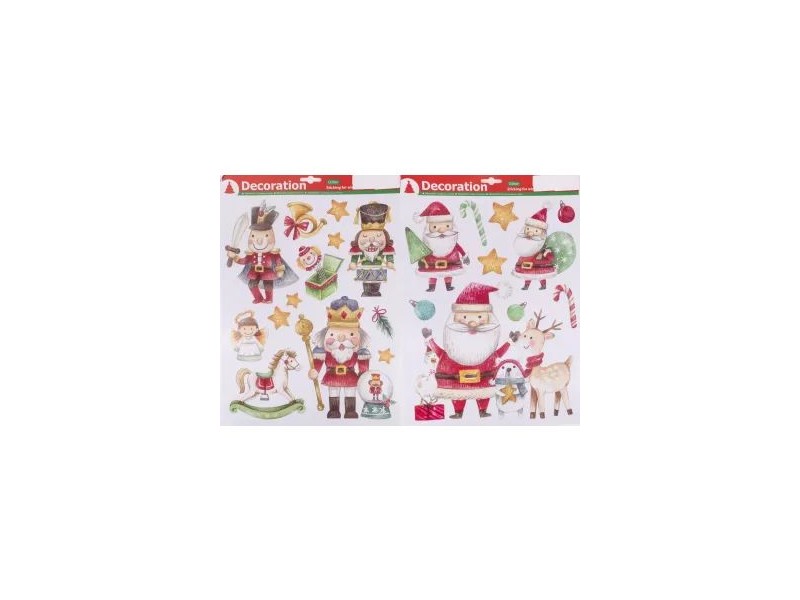 Karácsonyi ablakmatrica 41 x 29 cm – többféle minta