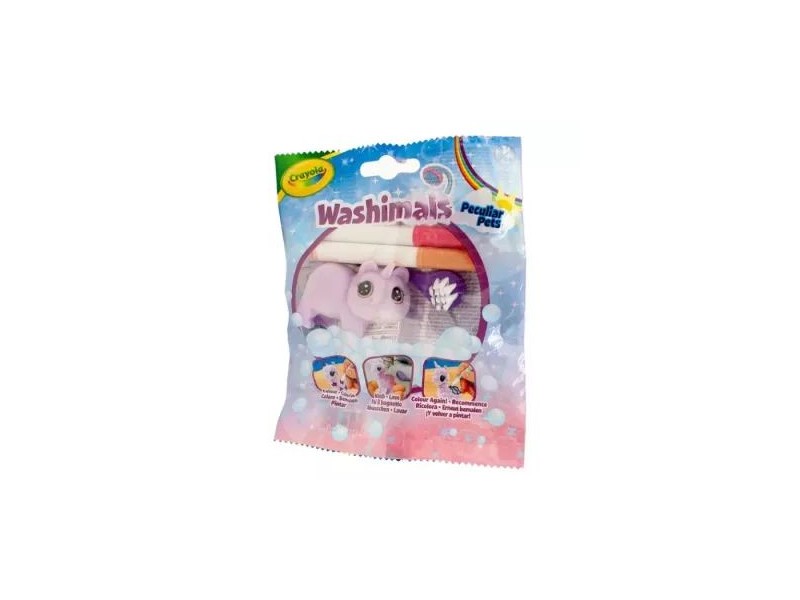 Crayola Washimals pasztell egyszarvú medve plüss