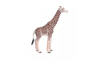 Mojo hím zsiráf - kézzel festett figura (17x13x6 cm)
