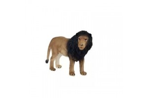 Oroszlán - kézzel festett figura, részletgazdag