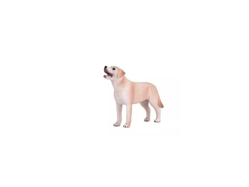 Labrador kutya kézzel festett figura - részletgazdag