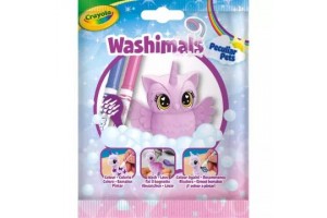 Crayola Washimals Pasztell Egyszarvú kacsacsőrű játék