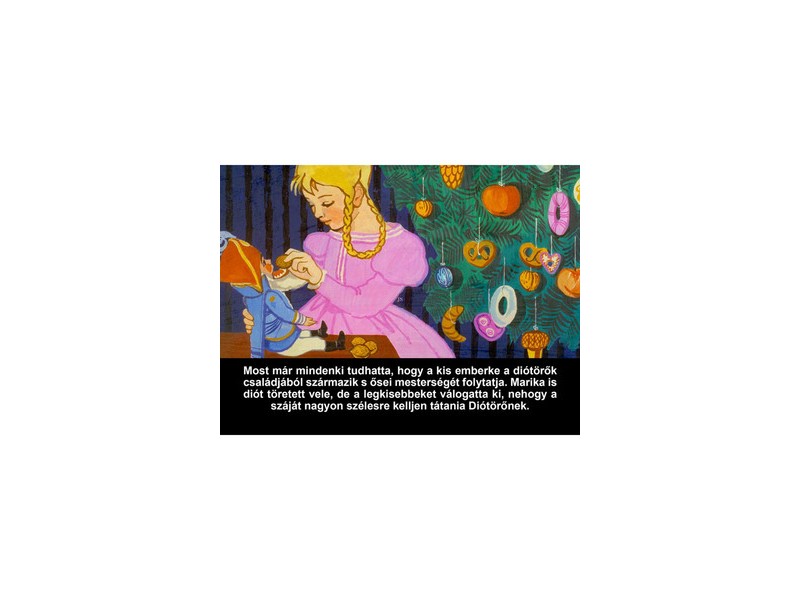 Diótörő diafilm - borító illusztráció