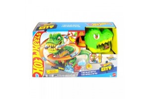 Hot Wheels T-Rex Támadás pályaszett – 1:64 kisautó