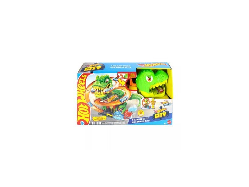 Hot Wheels T-Rex Támadás pályaszett – 1:64 kisautó