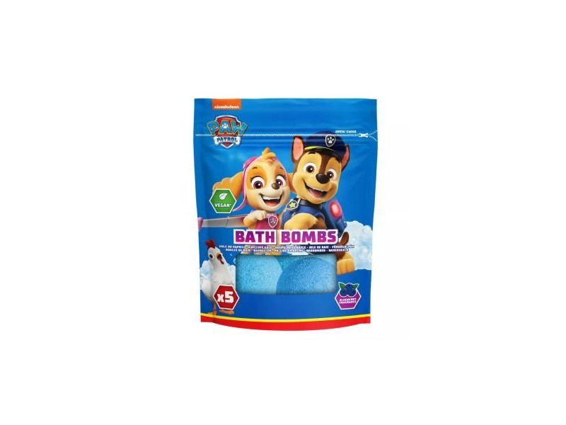 Mancs Őrjárat fürdőbomba 5x50 g – málna és szeder