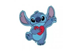 Lilo & Stitch szívecskés fólia lufi 75x86 cm