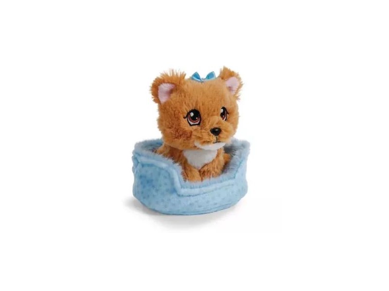 NICI Green Yorkshire kutya plüss 12 cm kék kosárban