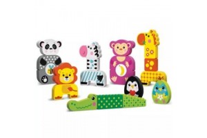 Kids Hits fa állatkerti játékszett, 22 db