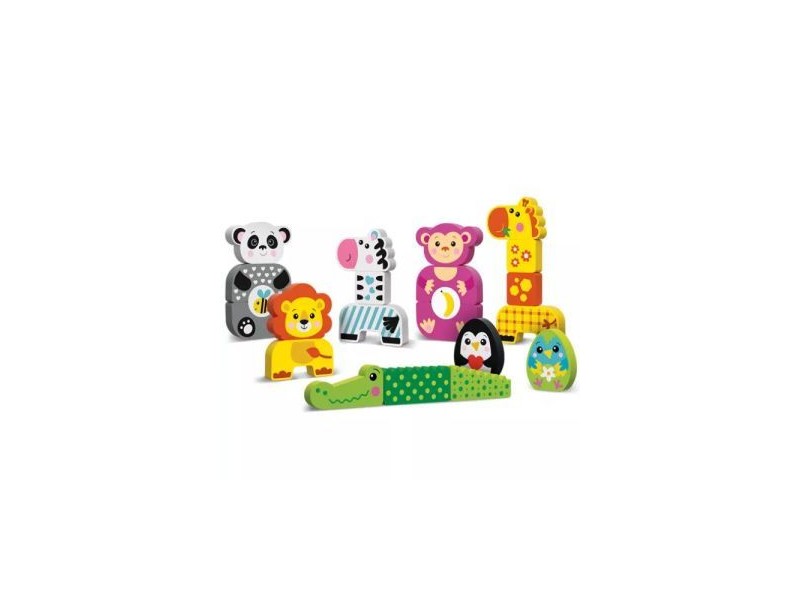 Kids Hits fa állatkerti játékszett, 22 db