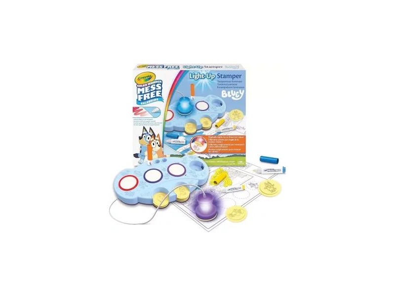 Crayola Color Wonder varázs festőkészlet — Bluey világító pecsét