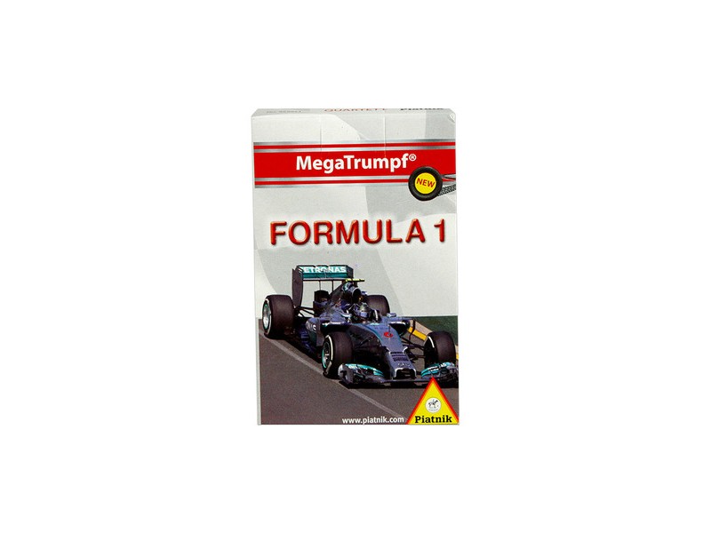 Formula 1 autók kvartett kártyajáték - borító