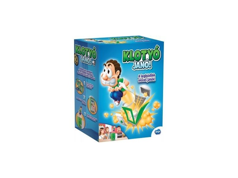 Klotyó Janó vicces társasjáték doboz