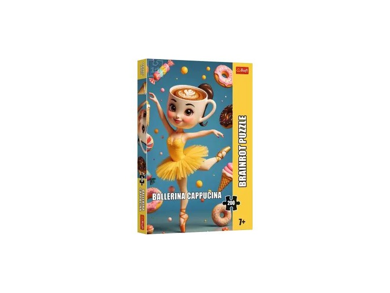 Trefl Brainrot Ballerina Cappucina — 200 darabos puzzle