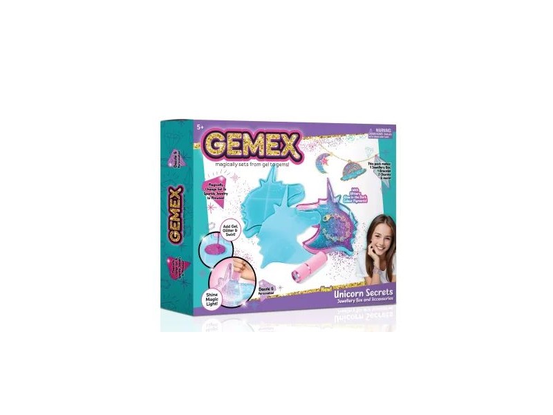 Gemex unikornis fej gél ékszerkészítő szett