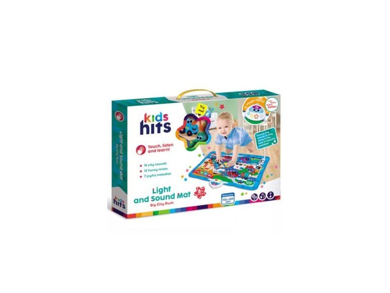 Kids Hits játszószőnyeg - Városi nyüzsgés, hang és fény