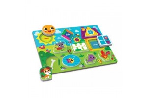 Kids Hits fa formaillesztő puzzle - Farm