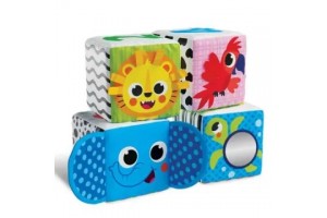 Puha foglalkoztató kocka - Állatkert