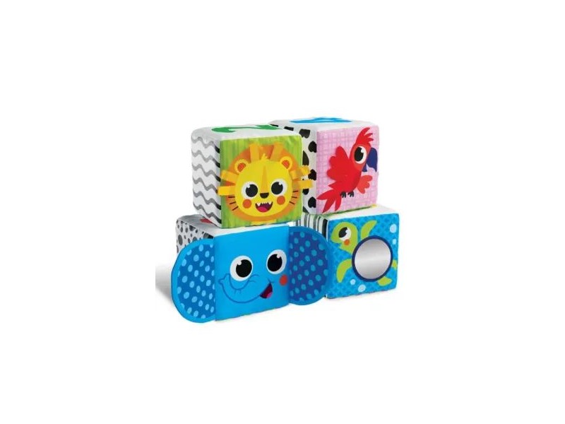 Puha foglalkoztató kocka - Állatkert