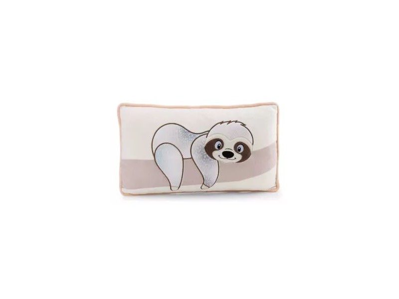 Nici Izzy lajhár kétoldalú plüsspárna 43x25 cm