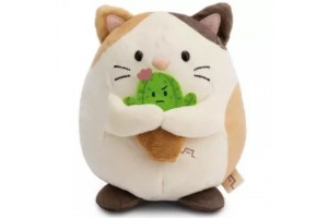 Nici Angy plüss cica 27 cm kaktusszal