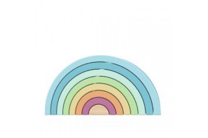 Tooy Toy fa összeépíthető szivárvány, 8 darab, színes